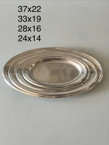 Bandejas oval rasa inox Tramontina