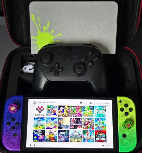 Nintendo Switch Oled Splatoon 3 - Desbloqueado