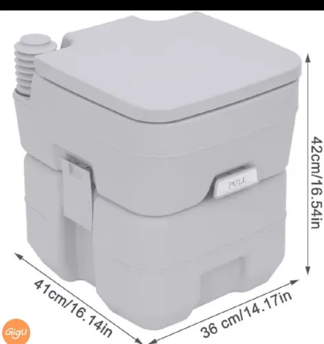 Vaso sanitário portátil para camping