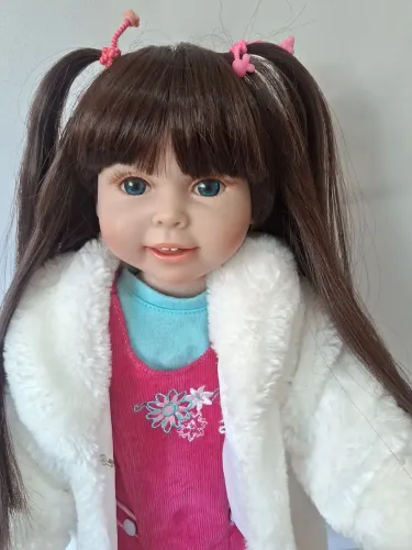 Boneca de venil tipo american gilr linda cabelos lindo