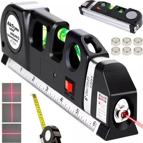 Nível nivelador a laser com trena