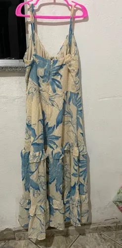 Vestido de folho  mediano 