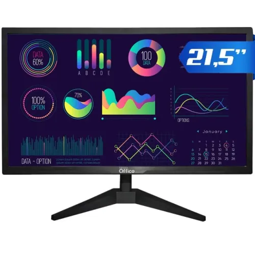 Monitor 21,5 pol. Full HD 75Hz Dr. Office MDR-0505-21 HDMI VGA