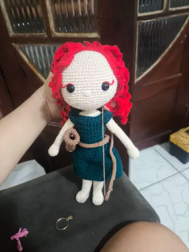 Vendo urso de crochê amigurumi 