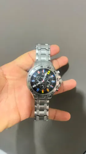 Relógio Nautica Chronograph Flags (cronógrafo com bandeiras náuticas)