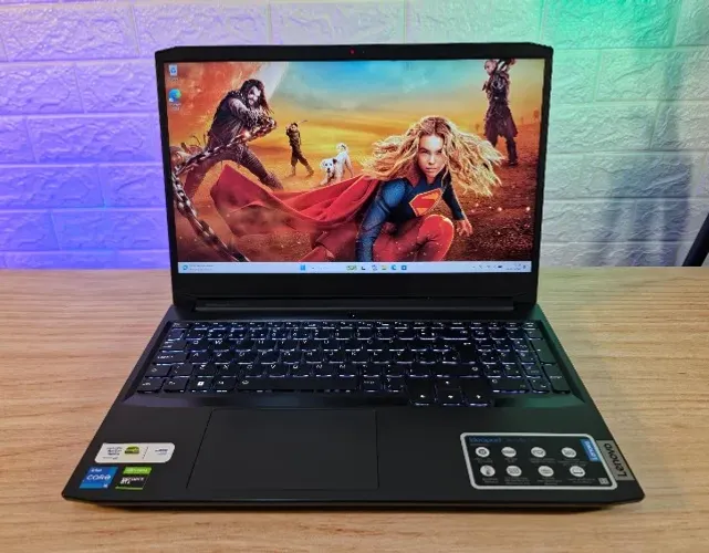 Notebook Gamer Lenovo, i5 11300H, Nvidia GTX 1650, 16GB RAM, SSD NVMe 256GB