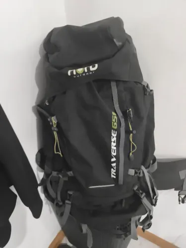 Mochila de 65 litros usada somente 5 vezes nova da nord outdor