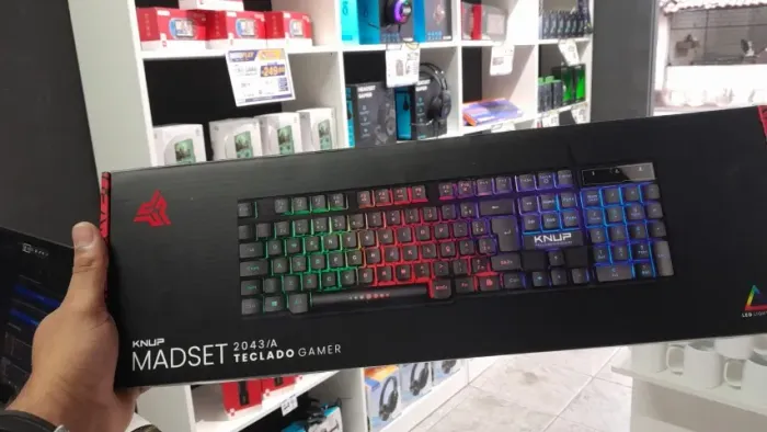 Teclado Gamer Knup Madset 2043/A com LED