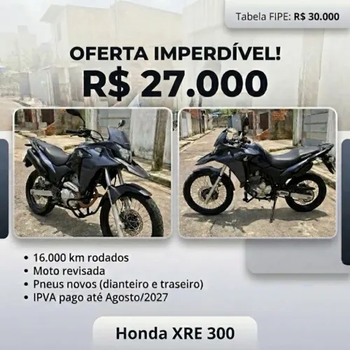 Honda XRE 300/ 300 Abs/ Flex 2023