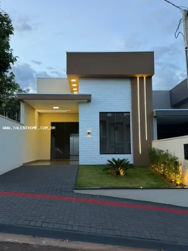 Casa em Condomínio para Venda em Cambé, Jardim Ecoville I, 3 dormitórios, 1 suíte, 2 banhe