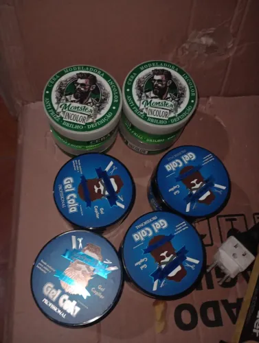 Vendo 4 gel de cabelo masculino gel cola e 4 cera modeladora