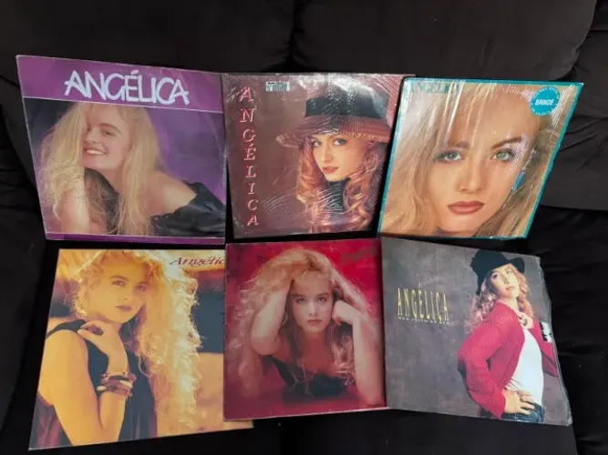 Coleção Discos de Vinil LP Angélica