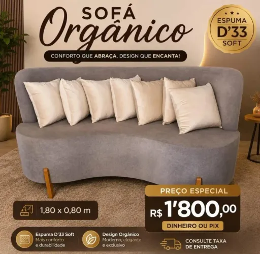Sofá lua ? <br><br><br>1800,00 Avista <br><br>2100,00 cartão em 10x sem juros