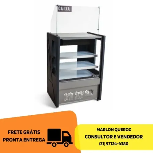 Balcão Caixa 80CM com Gaveta Polar