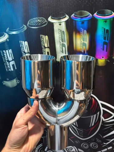 Ponteira dupla 3,5? para carro universal