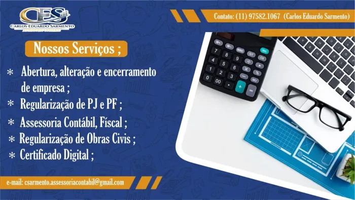 Serviços de Assessoria Contábil, fiscal e paralegal