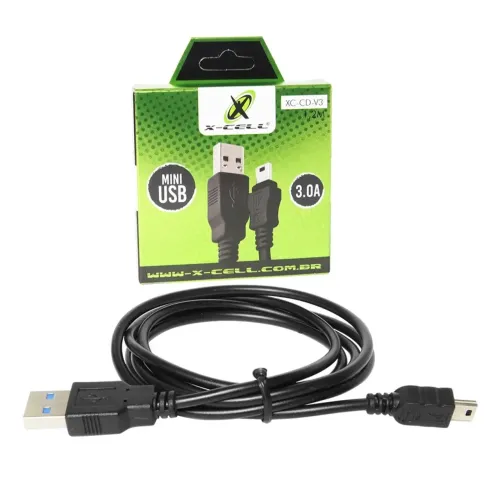 Cabo de Carregamento e Dados Para PS3, 1.8M - X-Cell
