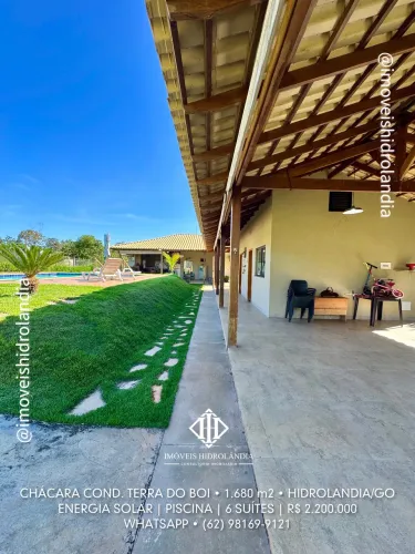HIDROLÂNDIA- CHACARA CONDOMINIO TERRA DO BOI