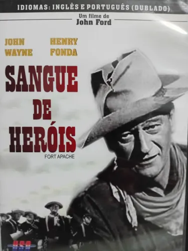 DVD Sangue de Heróis com John Wayne e Henry Fonda