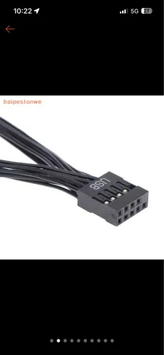 Cabo para placa mãe. Extensão USB