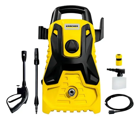 Lavadora K Portátil 1400w/1500psi Karcher Cor Amarelo