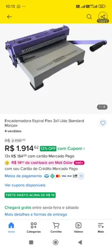 Encadernadora espiral 3 x 1