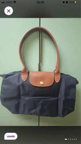 Bolsa Longchamp Preta Grande
