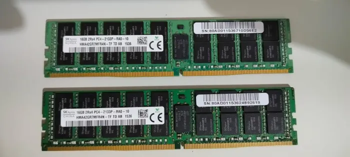 Memória 16GB 2Rx4 PC4-2133p-RA0-10