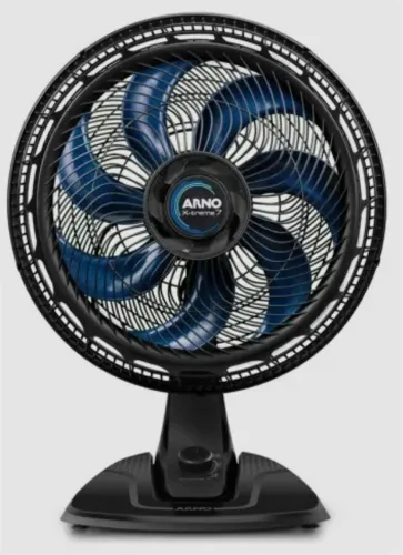 Ventilador de Mesa Arno X-TREME 7 40cm VE70, 150W, 7 Pás, 3 Vl, Sono tranquilo