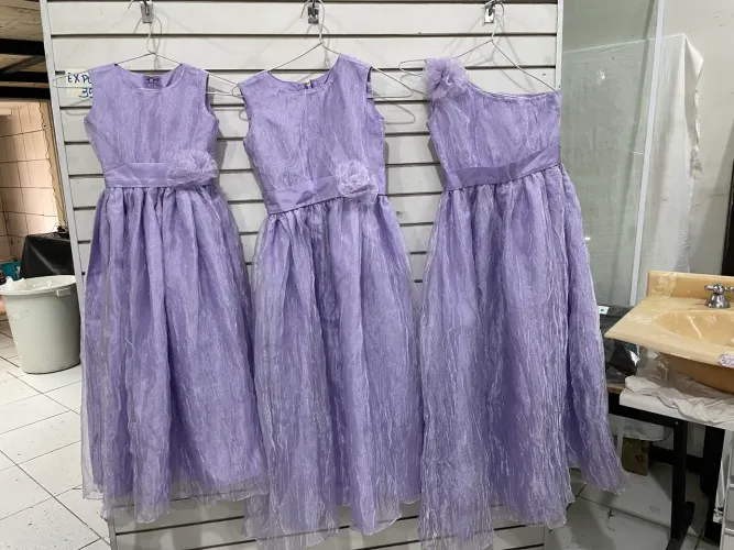 Vestido de Daminha/Festa Lilás