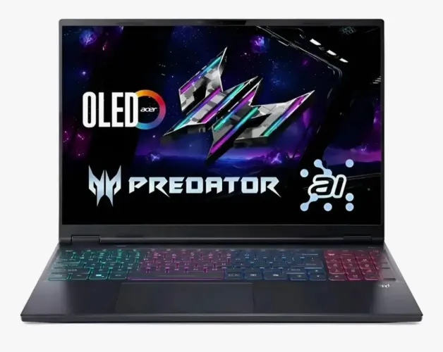 Acer Predator Helio Neo 16s Core 9 Ultra 32 GB Rtx 5070ti 1 TB preto