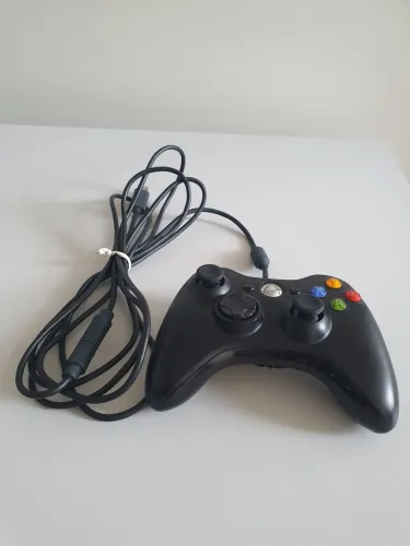Controle Xbox 360 Original Com Fio Microsoft (Perfeito p/ PC e Console)