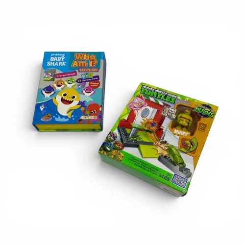 Brinquedo Mega Bloks As Tartarugas Ninja / Pinkfong Baby Shark