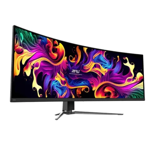(LOJA FÍSICA) Monitor Gamer MSI 491CQP QD-OLED Curvo, 0.3ms, 144Hz