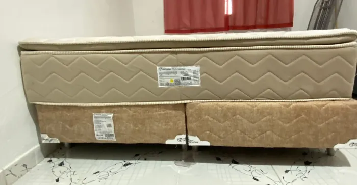 Cama Box Queen Size + Colchão 