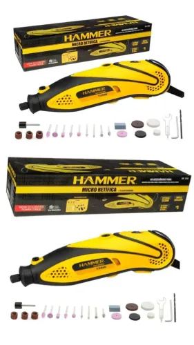 Micro Retifica Gymi200 135w Corte e Desbaste 40 Acessórios 220v 60hz 135W
