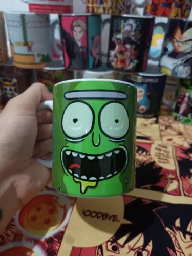 Caneca (Porcelanna) Pickles Ricky - NerdDog Store - Ricky and Morty Adult Swin Sanchez