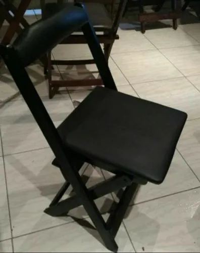 Cadeira dobravel estofada