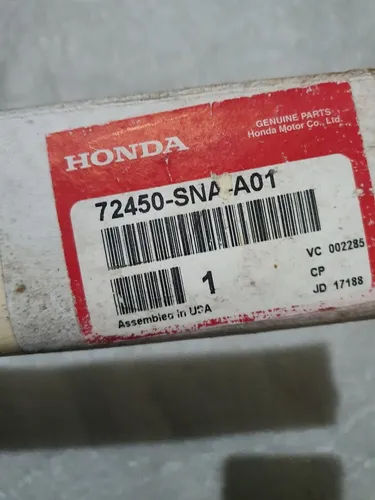 Honda civic moldura externa porta dianteira nova original