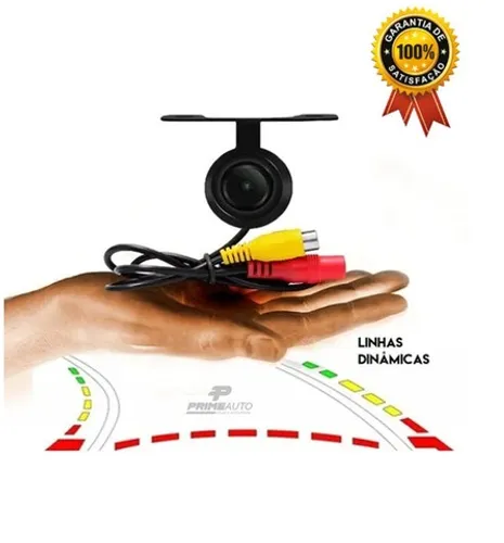 Câmera De Ré Colorida 2x1 Borboleta Linhas Dinâmicas Kx3/ Consulte