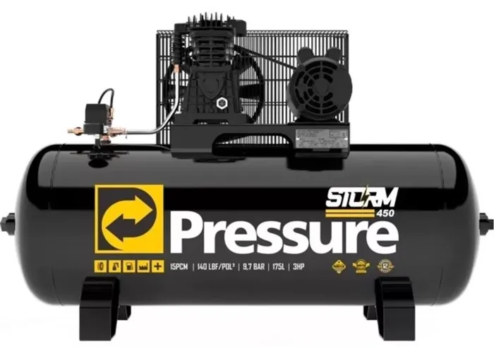 Compressor Storm 15 pés 175 litros monofásico