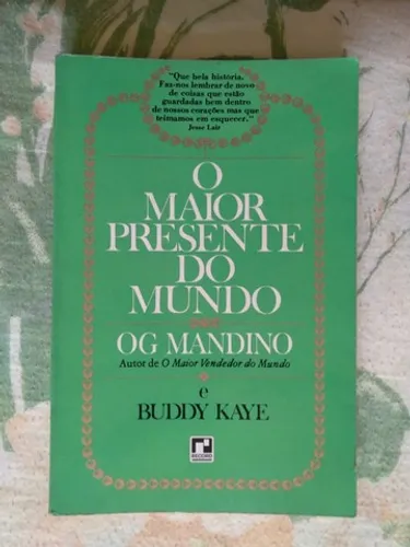 Livro O Maior Presente do Mundo autor Og Mandino