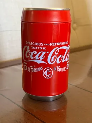 Latinha nova Coca Cola cofre cofrinho metal colecionador 