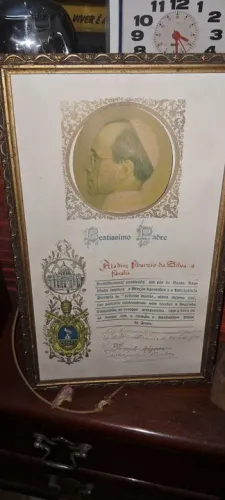 Documento antigo de Concessão de Bênção 