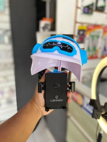 Suporte de celular para moto capacete - ENTREGA A DOMICÍLIO