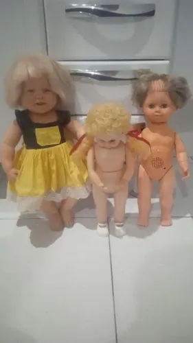 Bonecas antigas lote, leiam a descrição 