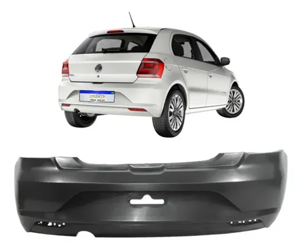 Parachoque Traseiro Volkswagen Gol G7 2016 2017 2018 Novo