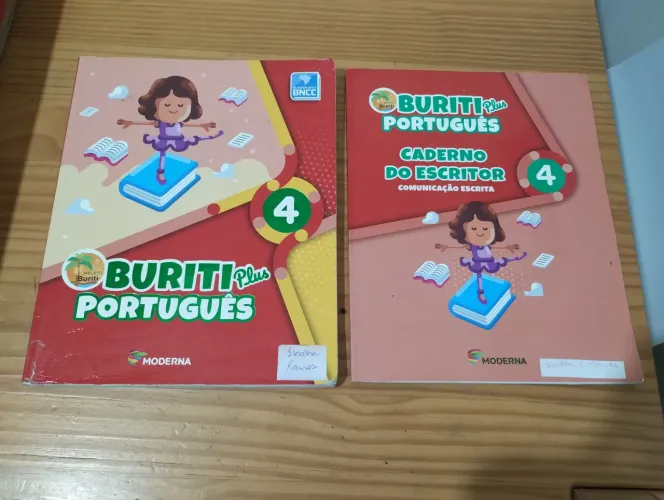 Livros buriti plus de português Editora Moderna