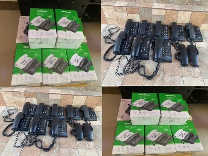 16 Telefones Intelbras Pleno Por 160,00
