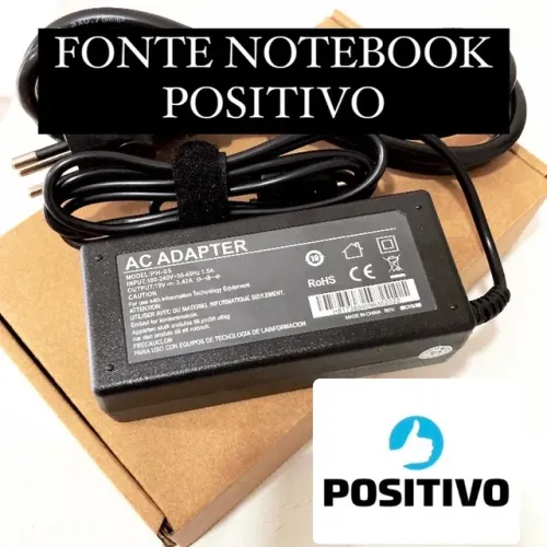 Carregador para Notebook Positivo - Novo e na Caixa!